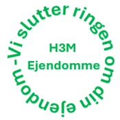 H3M Ejendomme logo og slogan